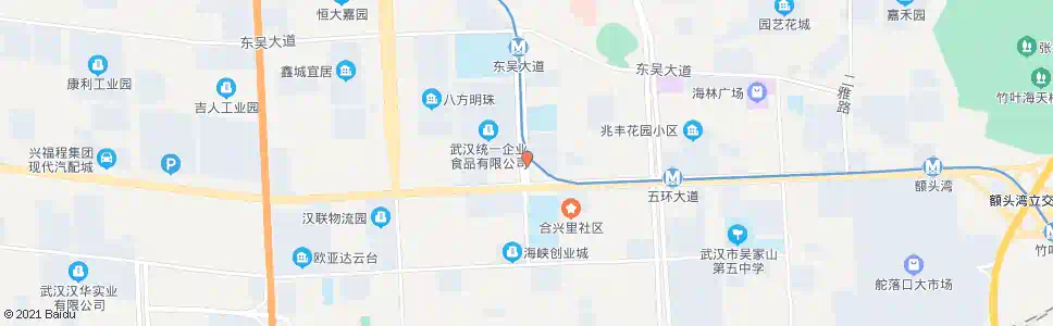 武汉七雄路北段_公交站地图_武汉公交_妙搜公交查询2024