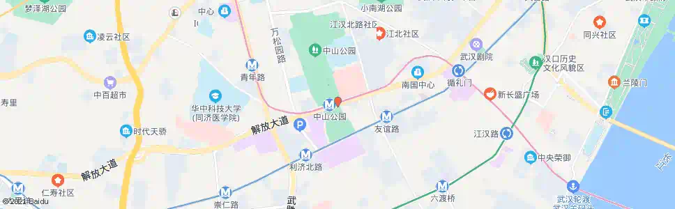 武汉解放大道武展_公交站地图_武汉公交_妙搜公交查询2024