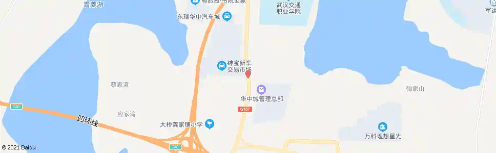 武汉白沙洲大道动力产业园_公交站地图_武汉公交_妙搜公交查询2024