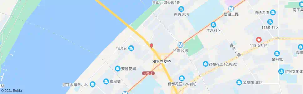 武汉临江大道二七长江大桥(临时站)_公交站地图_武汉公交_妙搜公交查询2024