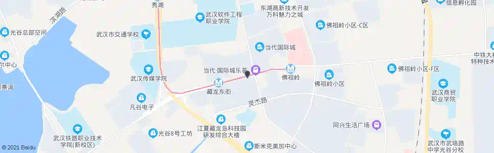 武汉高新六路长咀社区_公交站地图_武汉公交_妙搜公交查询2024