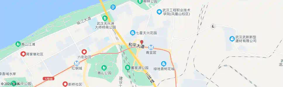 武汉和平大道建设十一路_公交站地图_武汉公交_妙搜公交查询2024