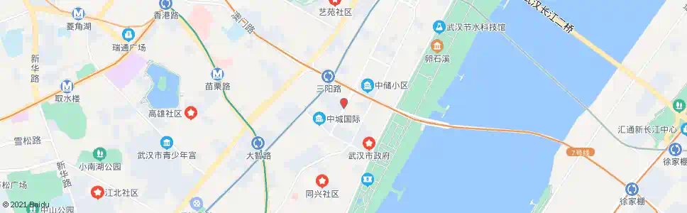 武汉中山大道三阳路_公交站地图_武汉公交_妙搜公交查询2024