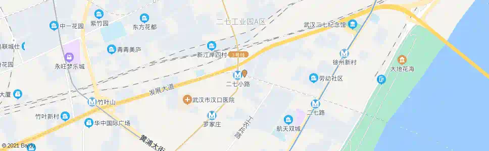 武汉二七路建设大道口_公交站地图_武汉公交_妙搜公交查询2024