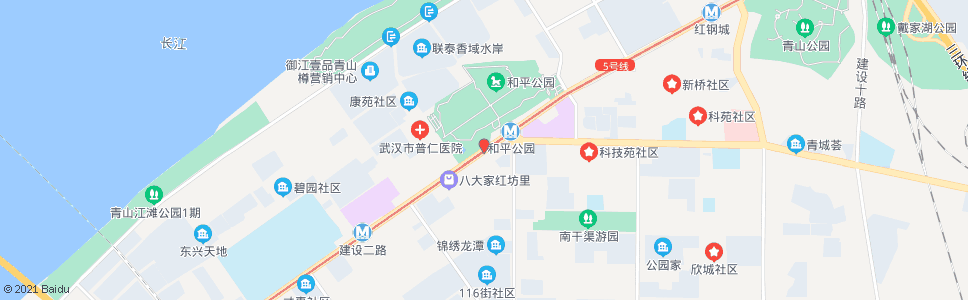 武汉和平大道八大家_公交站地图_武汉公交_妙搜公交查询2024