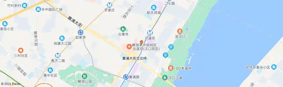 武汉解放大道黄浦大街_公交站地图_武汉公交_妙搜公交查询2024