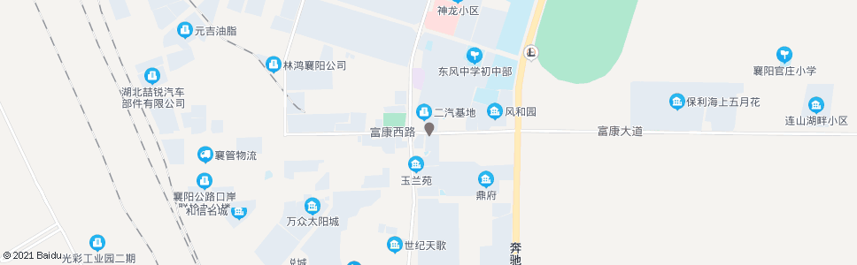 襄阳富康大市场1_公交站地图_襄阳公交_妙搜公交查询2024