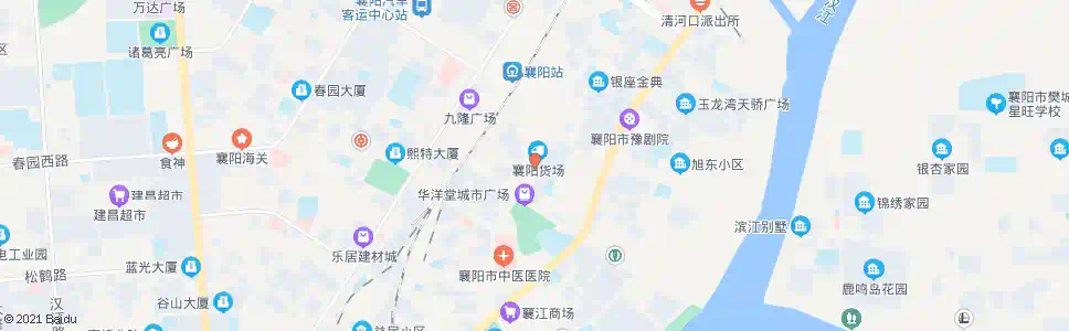 襄阳汉十路中_公交站地图_襄阳公交_妙搜公交查询2024