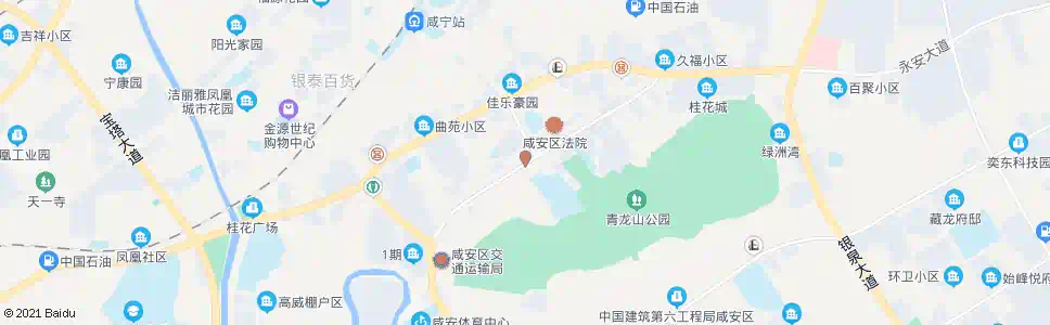 咸宁青龙山高中_公交站地图_咸宁公交_妙搜公交查询2024