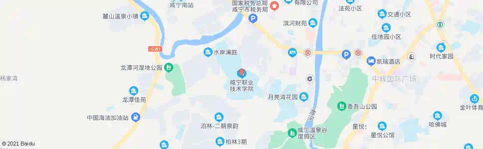 咸宁职业技术学院_公交站地图_咸宁公交_妙搜公交查询2024