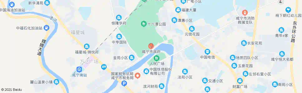 咸宁市政府_公交站地图_咸宁公交_妙搜公交查询2024