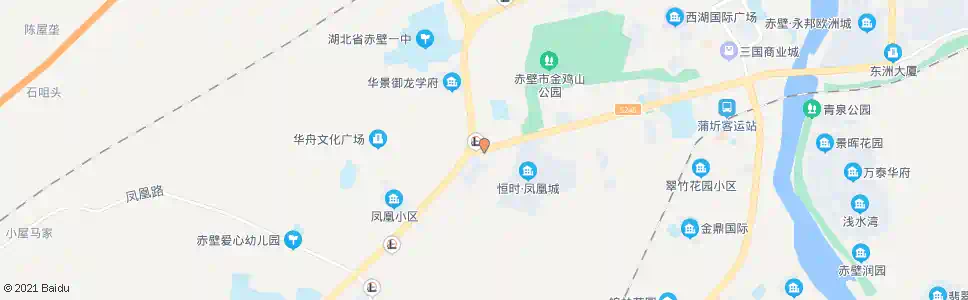 咸宁鹏成家园小区_公交站地图_咸宁公交_妙搜公交查询2024