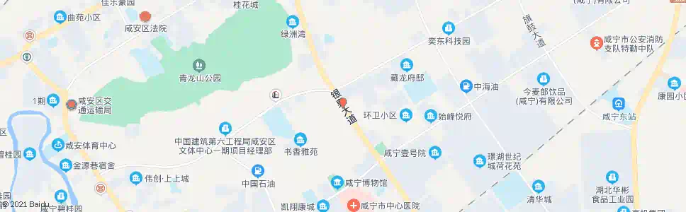 咸宁青龙路_公交站地图_咸宁公交_妙搜公交查询2024