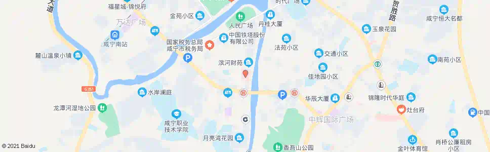 咸宁市中医院_公交站地图_咸宁公交_妙搜公交查询2024