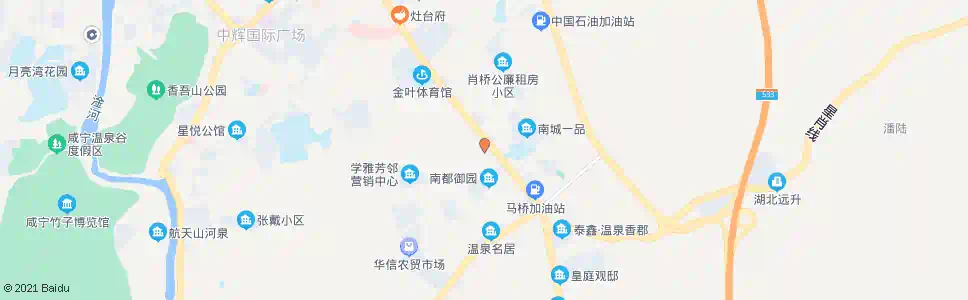 咸宁肖桥_公交站地图_咸宁公交_妙搜公交查询2024