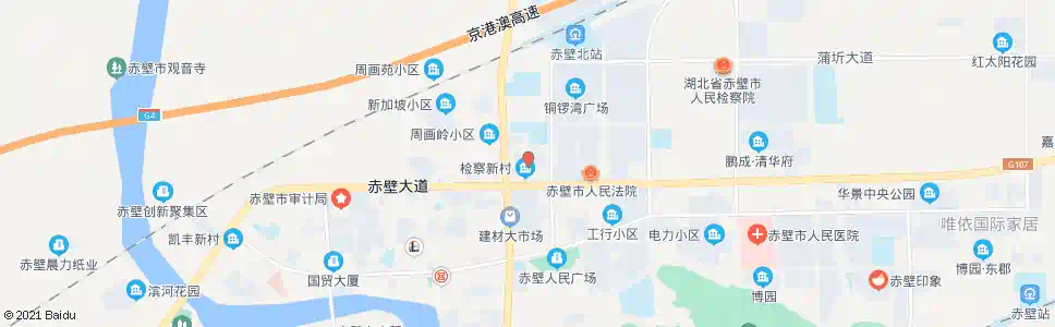 咸宁体育馆路_公交站地图_咸宁公交_妙搜公交查询2024