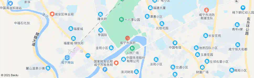 咸宁合众人寿_公交站地图_咸宁公交_妙搜公交查询2024