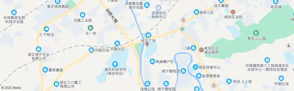 咸宁咸宁高中_公交站地图_咸宁公交_妙搜公交查询2024