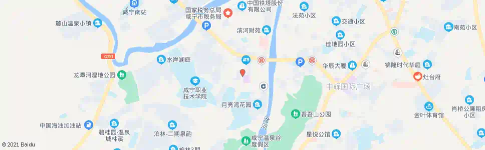 咸宁潜山商业街_公交站地图_咸宁公交_妙搜公交查询2024