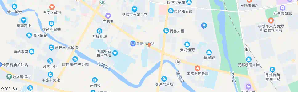 孝感香澳路_公交站地图_孝感公交_妙搜公交查询2024