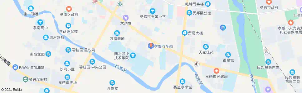 孝感客运中心_公交站地图_孝感公交_妙搜公交查询2024