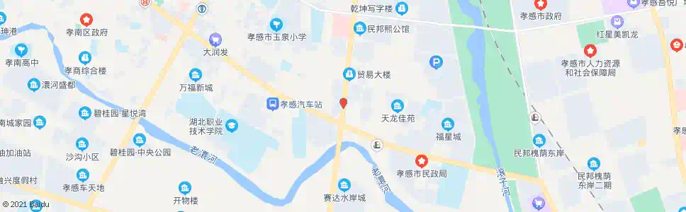 孝感翟家湾_公交站地图_孝感公交_妙搜公交查询2024