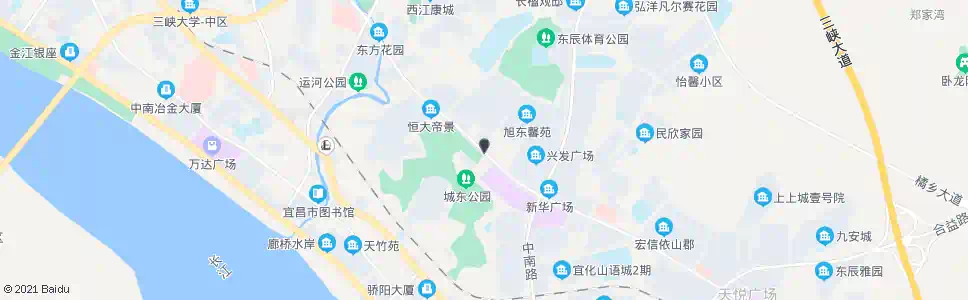 宜昌城东大道路口_公交站地图_宜昌公交_妙搜公交查询2024