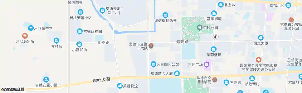 常德交警一大队_公交站地图_常德公交_妙搜公交查询2024