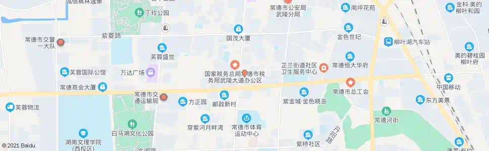 常德交警支队_公交站地图_常德公交_妙搜公交查询2024