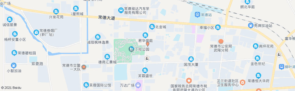 常德荷塘月色(北)_公交站地图_常德公交_妙搜公交查询2024