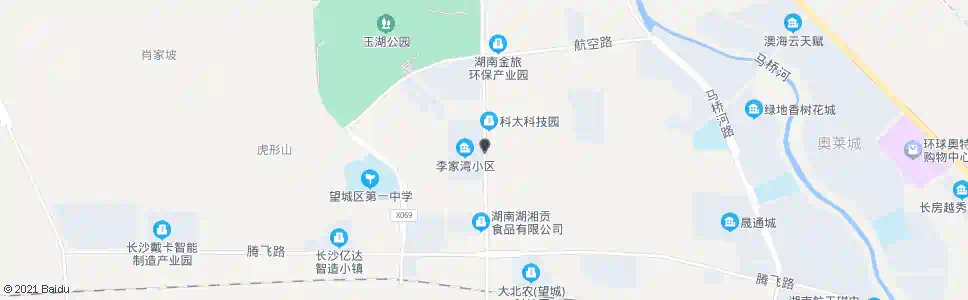 长沙李家湾_公交站地图_长沙公交_妙搜公交查询2024