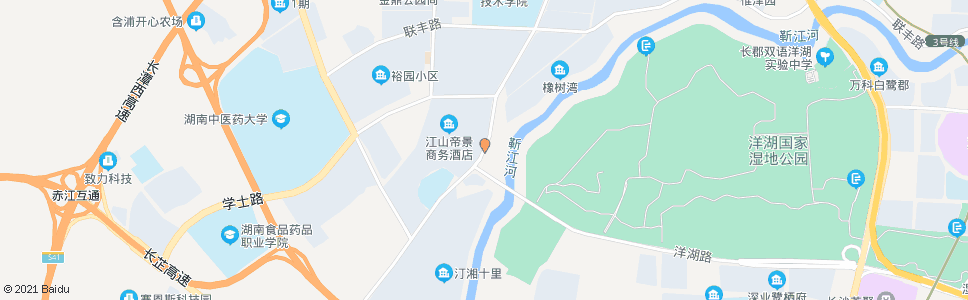 长沙含浦大道洋湖大道口_公交站地图_长沙公交_妙搜公交查询2024