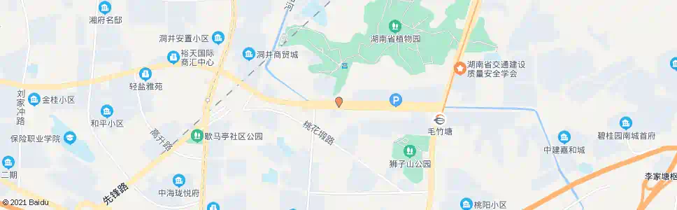 长沙全洲药业_公交站地图_长沙公交_妙搜公交查询2024