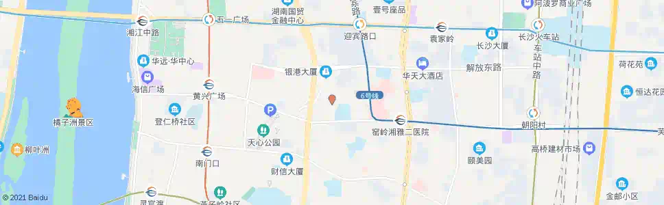 长沙市传染病医院_公交站地图_长沙公交_妙搜公交查询2024