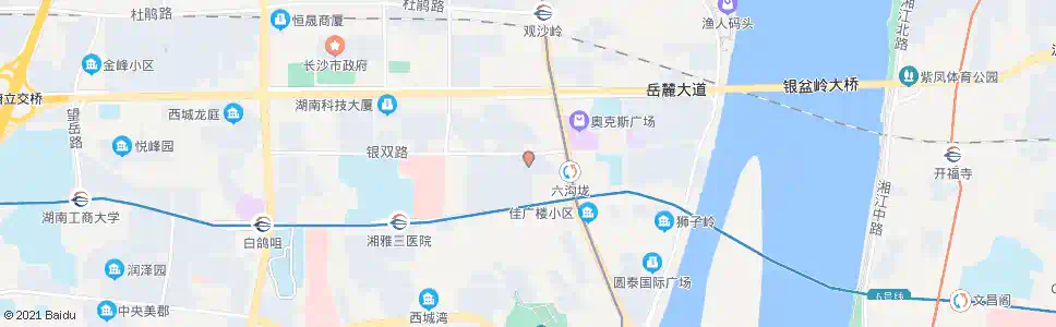 长沙中联重科产业园(银盆岭)_公交站地图_长沙公交_妙搜公交查询2024