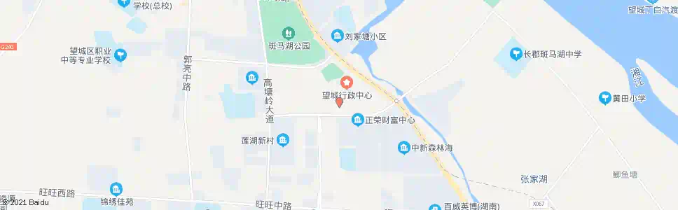 长沙望城滨水新城管委会_公交站地图_长沙公交_妙搜公交查询2024