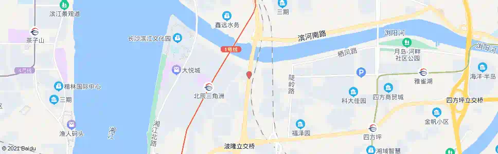 长沙陈家湖_公交站地图_长沙公交_妙搜公交查询2024