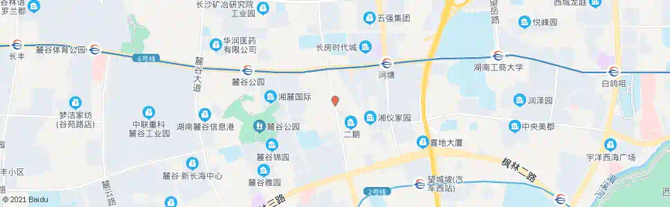 长沙麓谷消防中队_公交站地图_长沙公交_妙搜公交查询2024