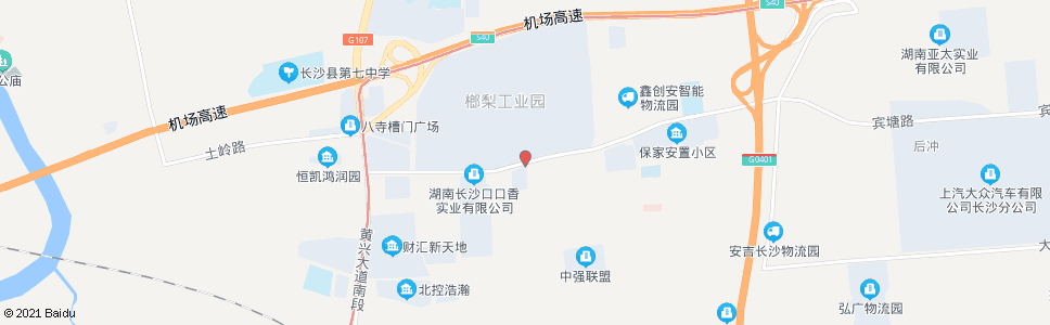 长沙博能科技_公交站地图_长沙公交_妙搜公交查询2024
