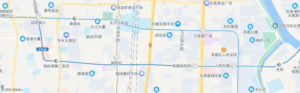 长沙杨家山北_公交站地图_长沙公交_妙搜公交查询2024