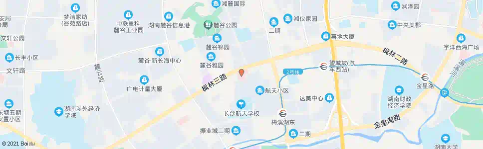 长沙湖南航天医院_公交站地图_长沙公交_妙搜公交查询2024