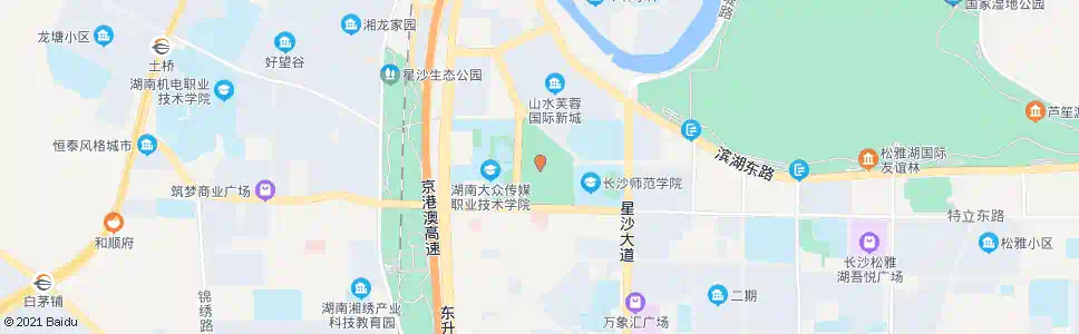 长沙徐特立公园西_公交站地图_长沙公交_妙搜公交查询2024