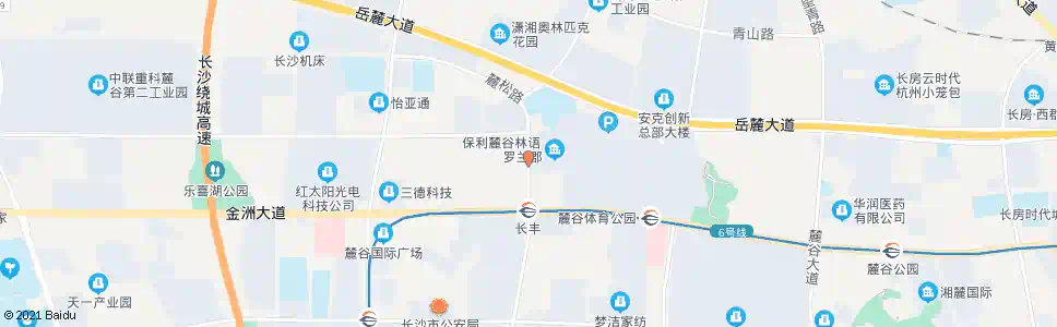 长沙麓松路桐梓坡路口_公交站地图_长沙公交_妙搜公交查询2024