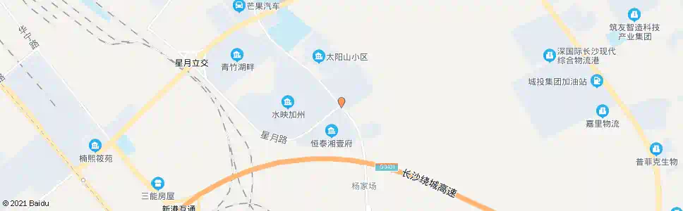 长沙太阳山路青竹湖路口_公交站地图_长沙公交_妙搜公交查询2024