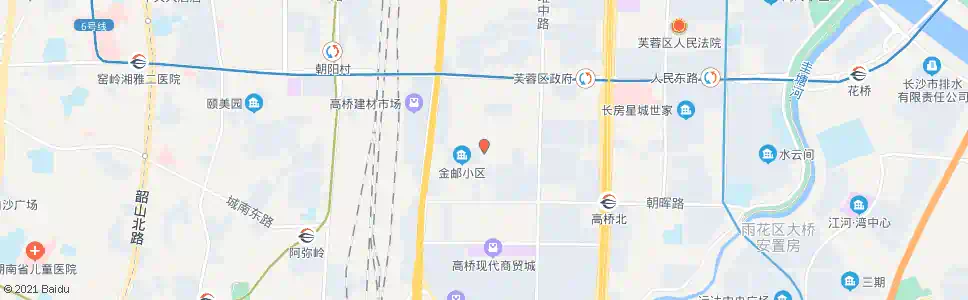 长沙火焰村_公交站地图_长沙公交_妙搜公交查询2024