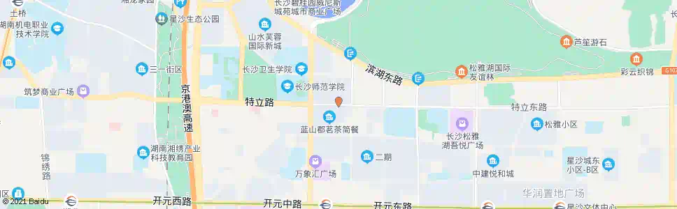 长沙茶叶市场_公交站地图_长沙公交_妙搜公交查询2024