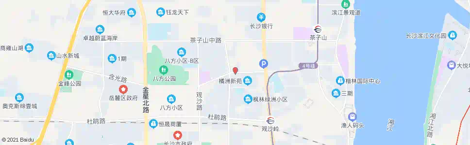 长沙含光路口_公交站地图_长沙公交_妙搜公交查询2024