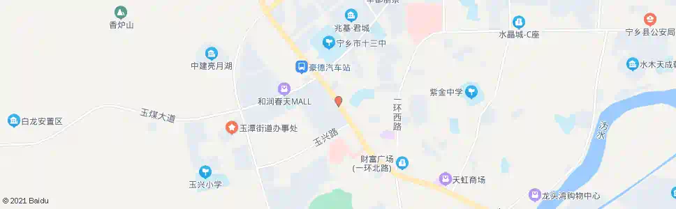 长沙豪德市场_公交站地图_长沙公交_妙搜公交查询2024