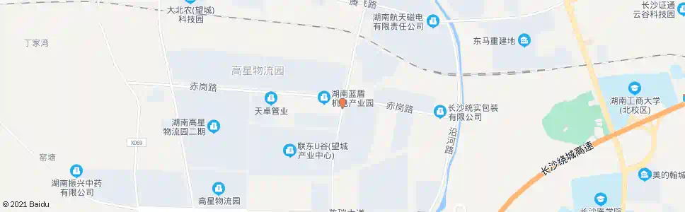 长沙赤岗路口_公交站地图_长沙公交_妙搜公交查询2024