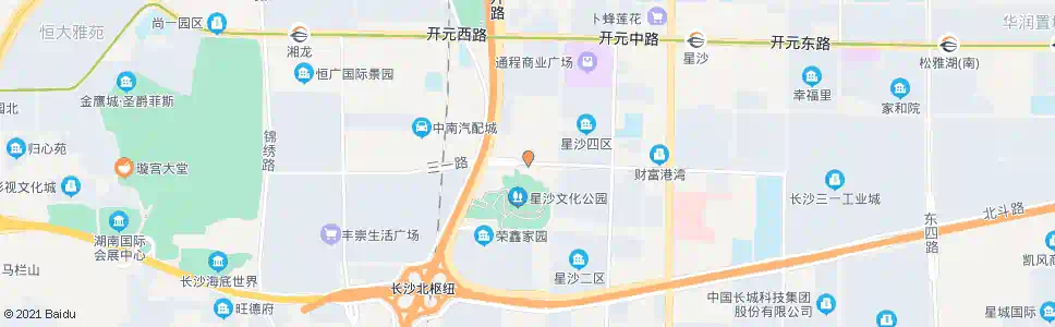 长沙星沙文化公园_公交站地图_长沙公交_妙搜公交查询2024